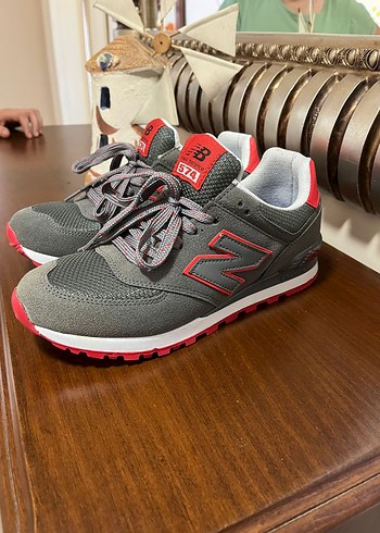 40 Beden gri Renk Gri Kadın Spor Ayakkabı Velcro Detaylı