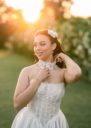 Saten Gelinlik - Görsel 3