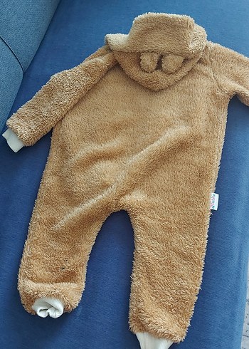 Kahverengi Peluş Bebek Tulum