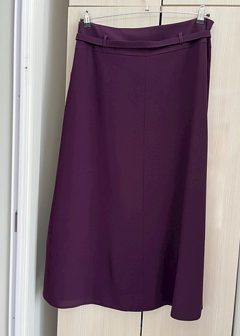 Mor Kemerli Uzun Kadın Etek - Görsel 2