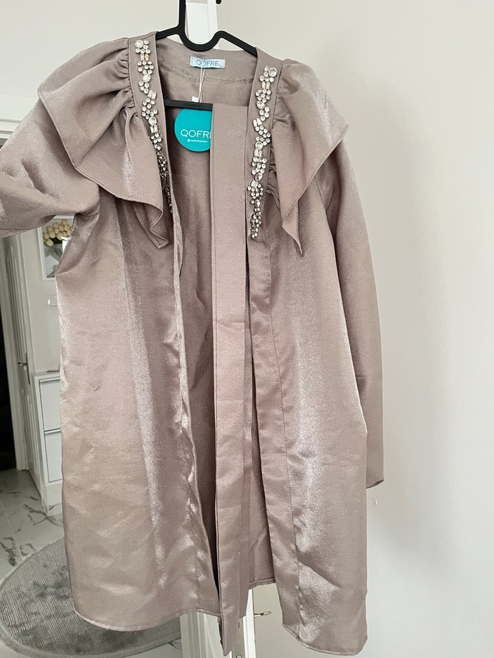 Uzun Kadın Ceket takım - Görsel 3