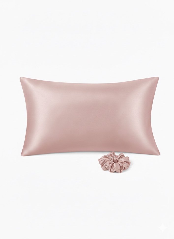 Düz Saten Yastık Kılıfı - Görsel 5