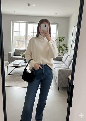 Siyah Süet Kürk Detaylı Kadın Çanta - Görsel 2