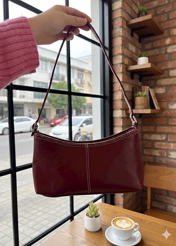 Klasik Şıklık Deri Kadın Çanta - Görsel 5