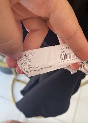 36 Beden Siyah Uzun Kadın Etek