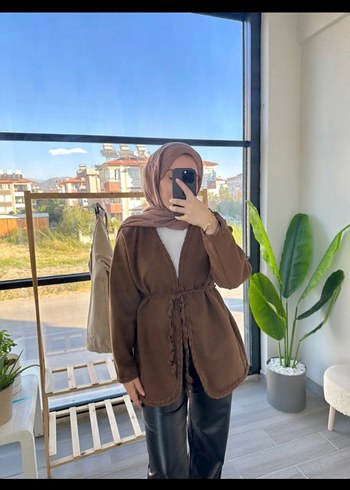 Kahverengi Midi Kadın Kaban - Görsel 4