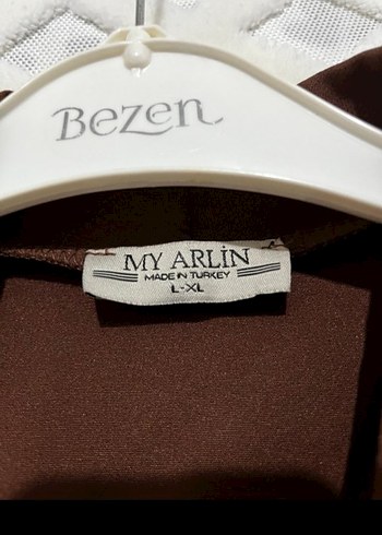 Kahverengi Uzun Kadın Ceket - Görsel 3