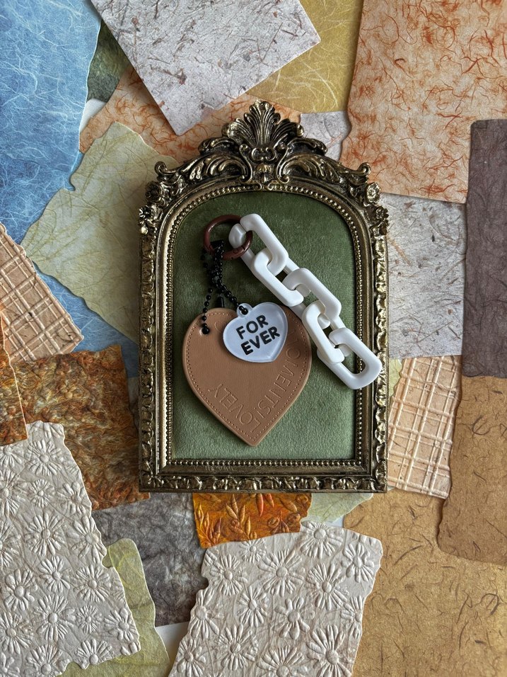 Zincir Detaylı Çanta Charmı - Görsel 2