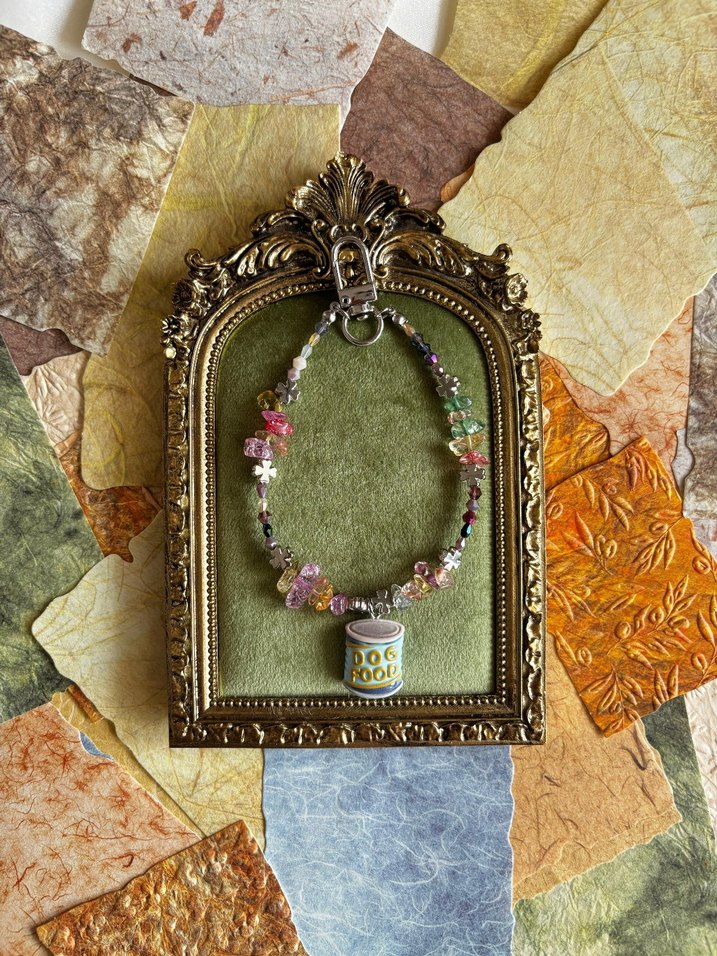 Boncuklu Çok Renkli Bohem Charm - Görsel 2