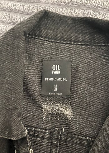 Siyah Düğmeli Kadın Kot Ceket - Görsel 3