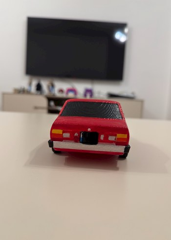 Fiat murat 131 araba 18 cm 3d