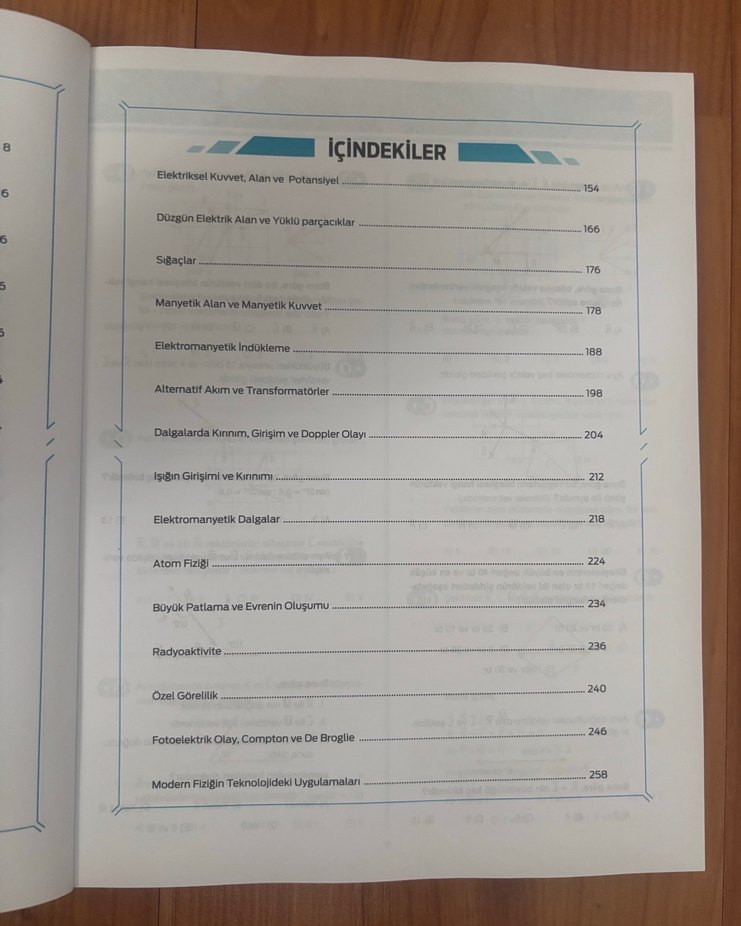 AYT Fizik Soru Bankası Kültür Kurs Merkezi - Görsel 3