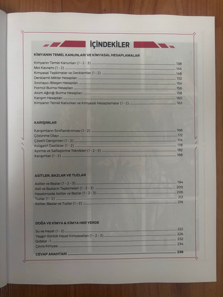 TYT Kimya Soru Bankası - Kültür Kurs Merkezi - Görsel 3