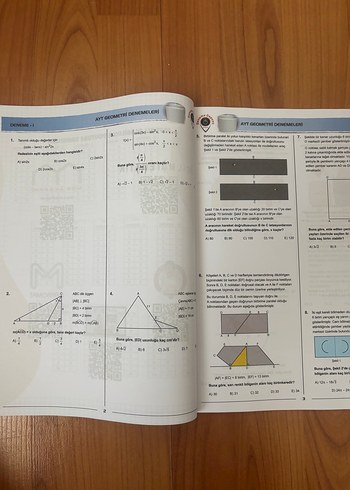 Deneme Deposu 15 TYT-15 AYT Geometri Denemeleri - Görsel 3