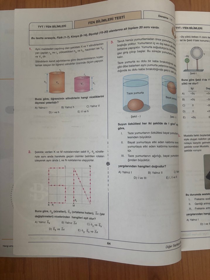 TYT Fen Bilimleri Branş Denemeleri Kitabı - Görsel 2