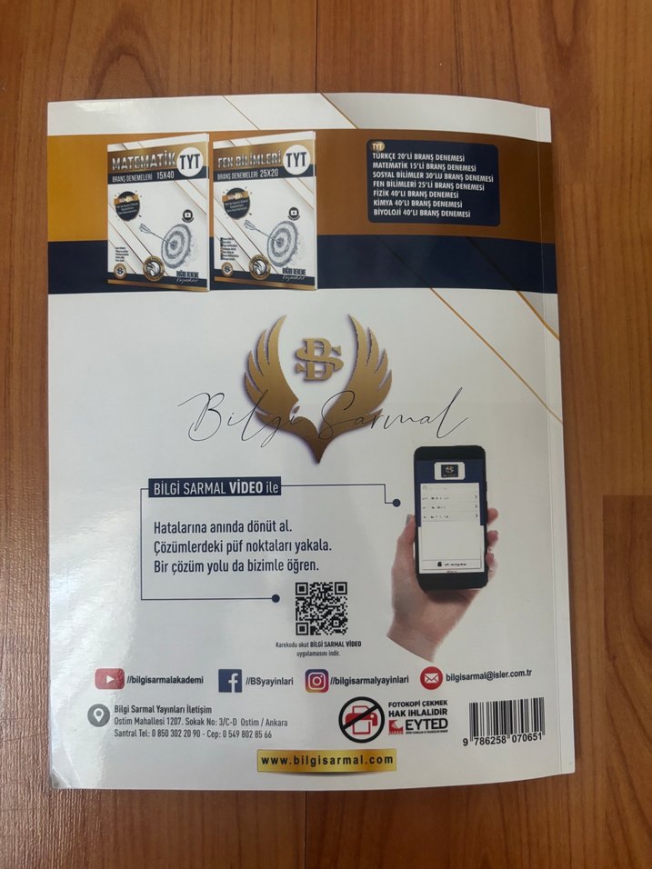 TYT Sosyal Bilimler Branş Denemeleri 30x20 - Görsel 4