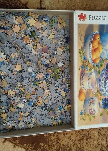1000 Parça Beyaz Puzzle - 68,3x48 cm - Görsel 2