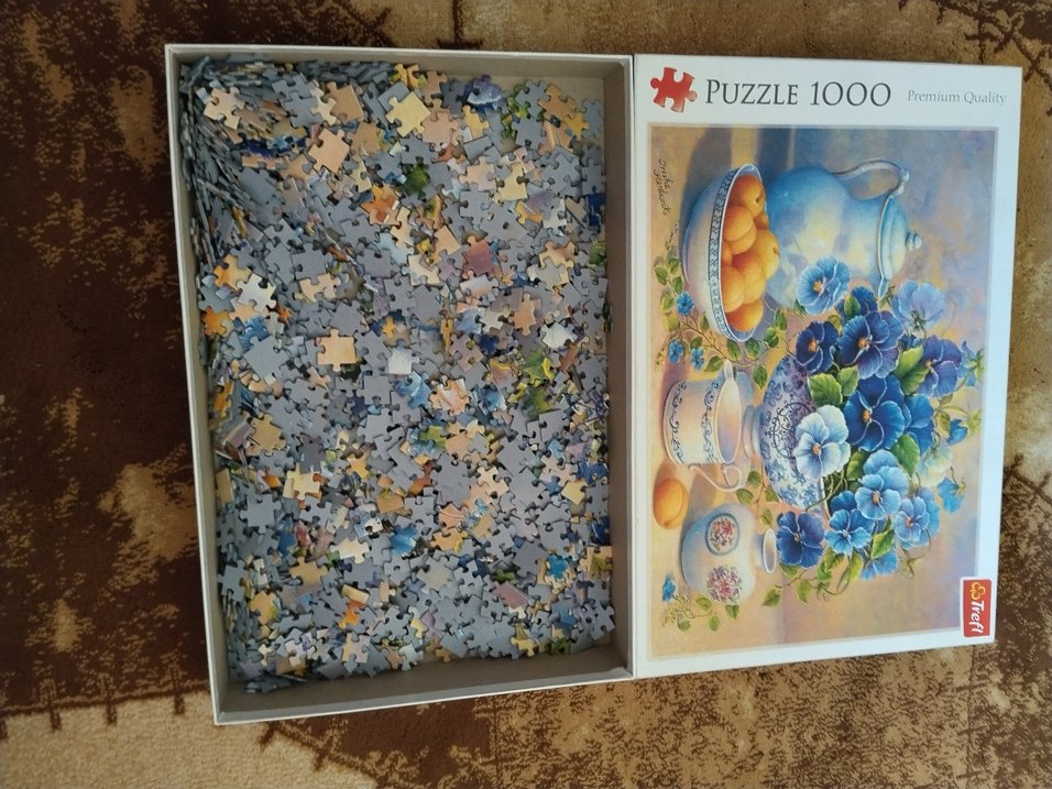 1000 Parça Beyaz Puzzle - 68,3x48 cm - Görsel 2