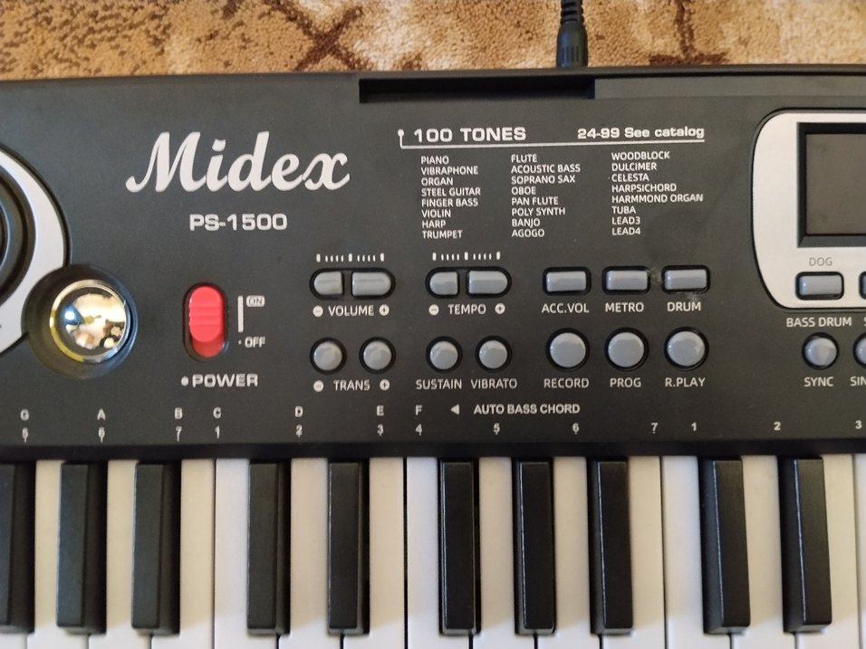 61 Tuşlu mege Org Midex - Görsel 4