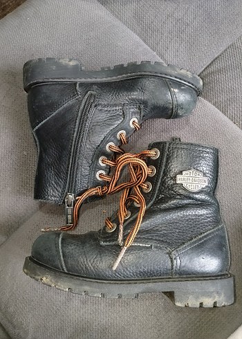 Harley Davidson Siyah Hakiki deri bot 29 numara - Görsel 2