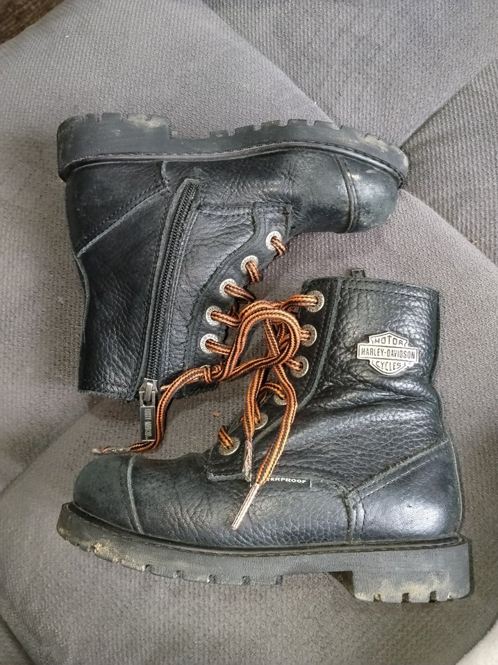 Harley Davidson Siyah Hakiki deri bot 29 numara - Görsel 2