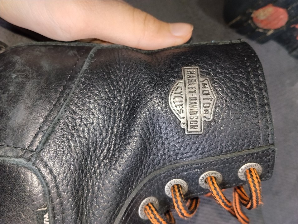 Harley Davidson Siyah Hakiki deri bot 29 numara - Görsel 4