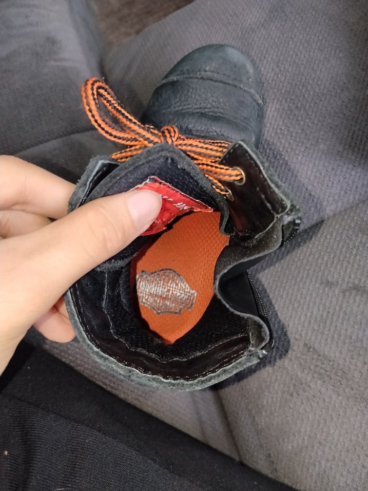 Harley Davidson Siyah Hakiki deri bot 29 numara - Görsel 3