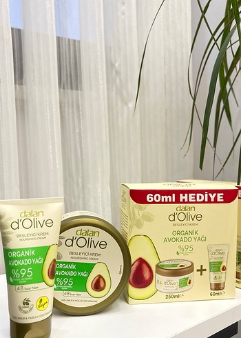 Dalan d'Olive Organik Avokado Yağı Besleyici El Kremi Seti