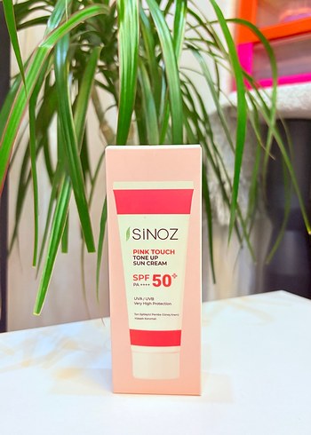 SiNOZ Pembe Tonlu SPF50 Güneş Kremi - Görsel 2
