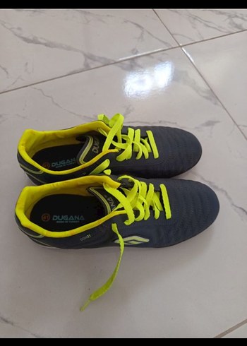 41 Beden Gri Sarı Erkek Spor Ayakkabı Velcro Bağcıklı