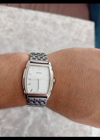 Beden beyaz Renk Seiko Klasik Erkek Gümüş Kol Saati