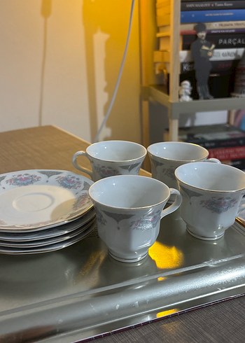 Vintage Parça kahve fincanları (4 adet) - Görsel 3