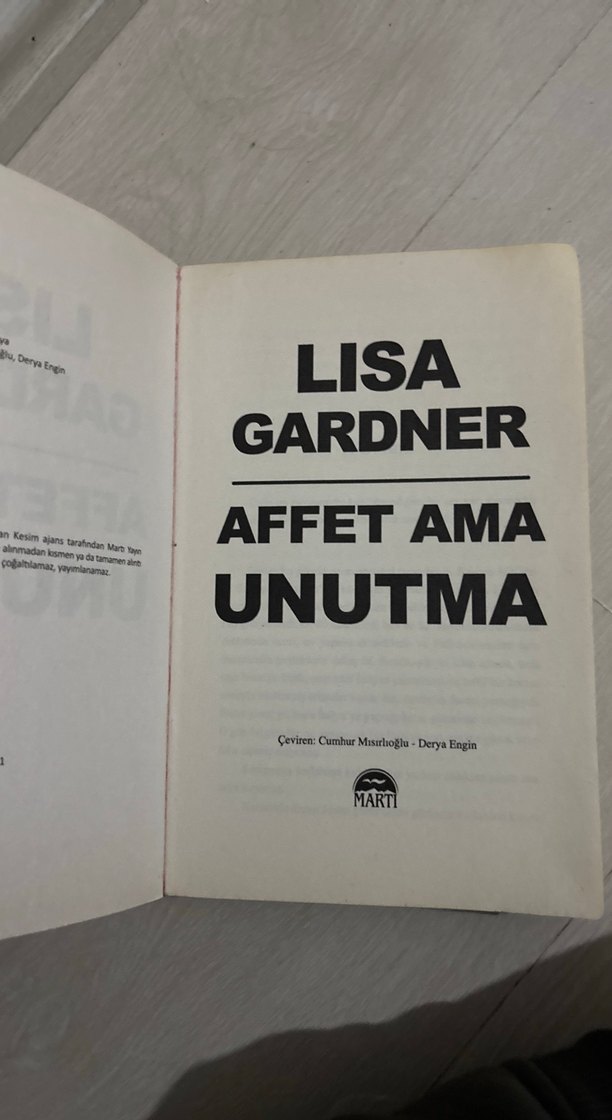 Affet Ama Unutma - Lisa Gardner - Görsel 2