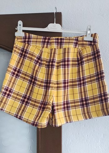 38 Beden sarı Renk Şort Etek