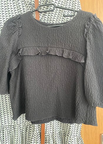 SiyahKeten Kadın Bluz Ruffle Detaylı