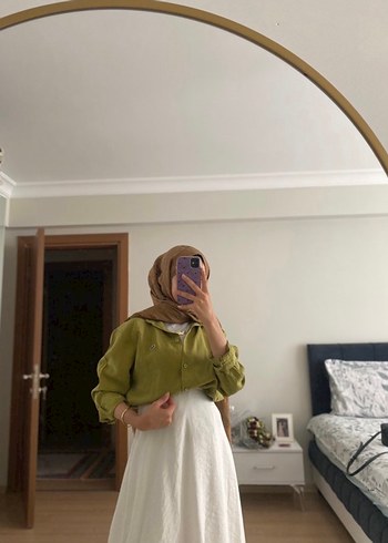Lacoste Haki Yesil Minimal Bluz
