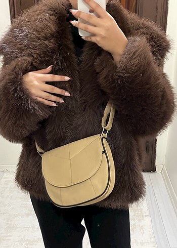 hakiki kuzu derisi çanta - Görsel 7