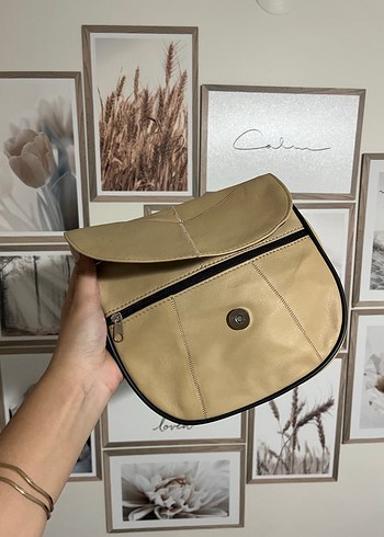 hakiki kuzu derisi çanta - Görsel 4