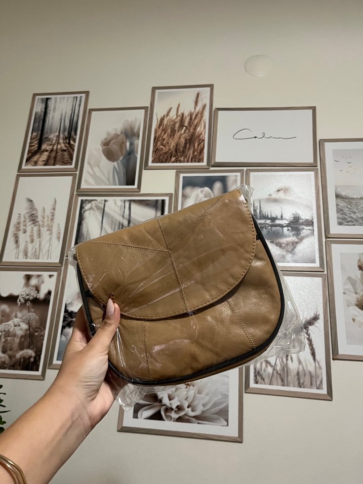 hakiki kuzu derisi çanta - Görsel 5