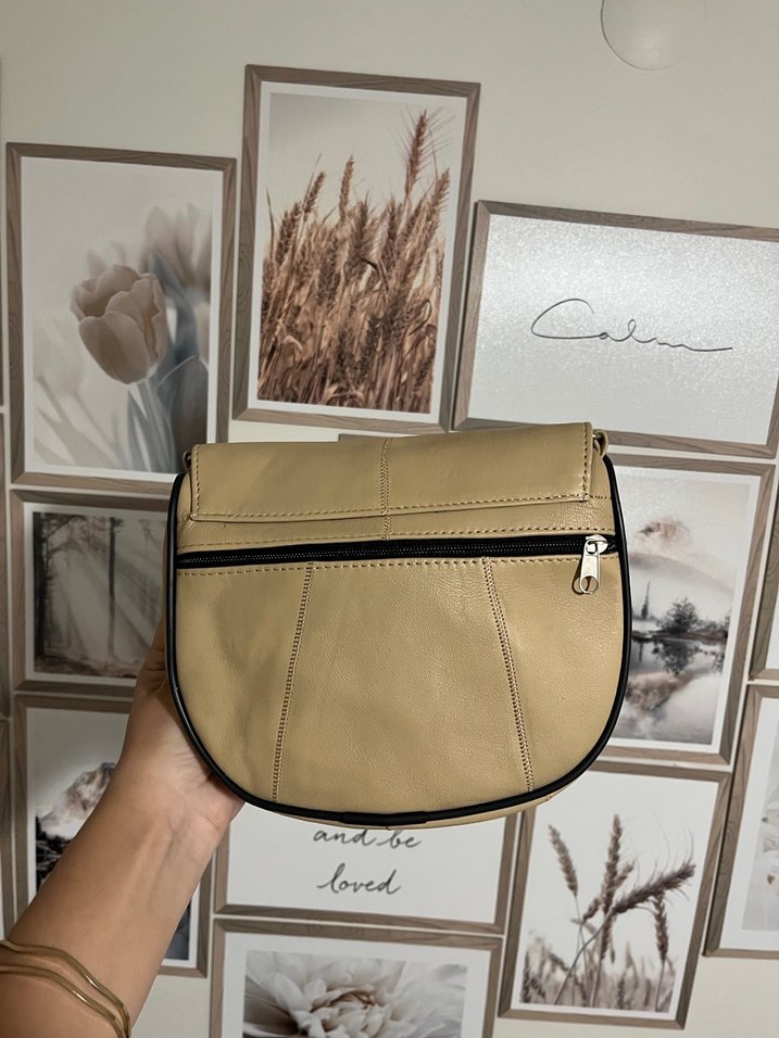 hakiki kuzu derisi çanta - Görsel 3