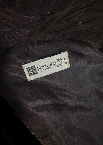 Kahverengi Kürk Detaylı Midi Yün Ceket - Görsel 5