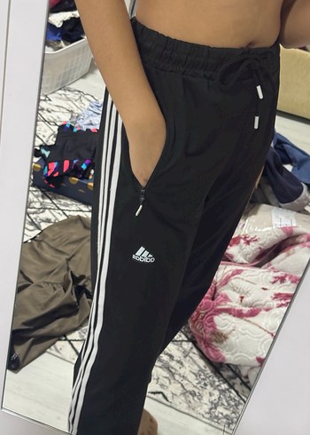 Siyah Bağcıklı Kadın Eşofman Altı - Görsel 2