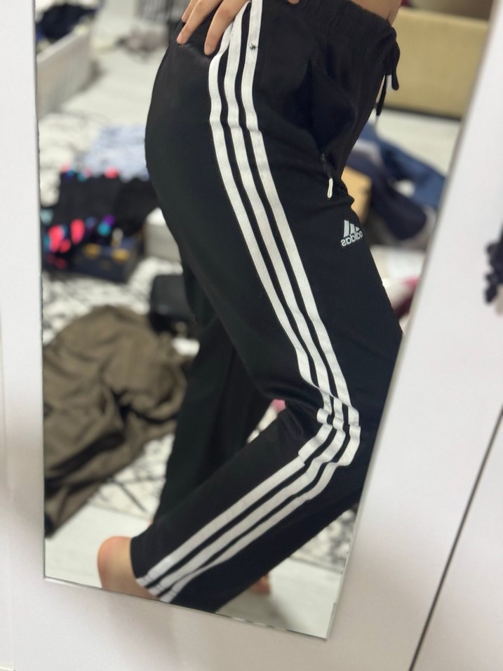 Siyah Bağcıklı Kadın Eşofman Altı - Görsel 3