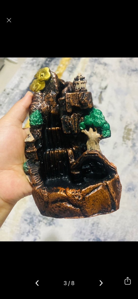 Mor Lavanta Tütsü Konisi ve Dekoratif Figürin - Görsel 2