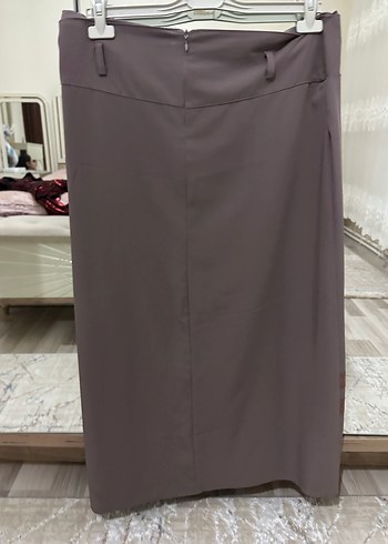 Kadın vizon Piliseli Uzun Etek - Görsel 5