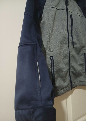 Erkek Çocuk Gri Fermuarlı Street Wear Ceket - Görsel 2