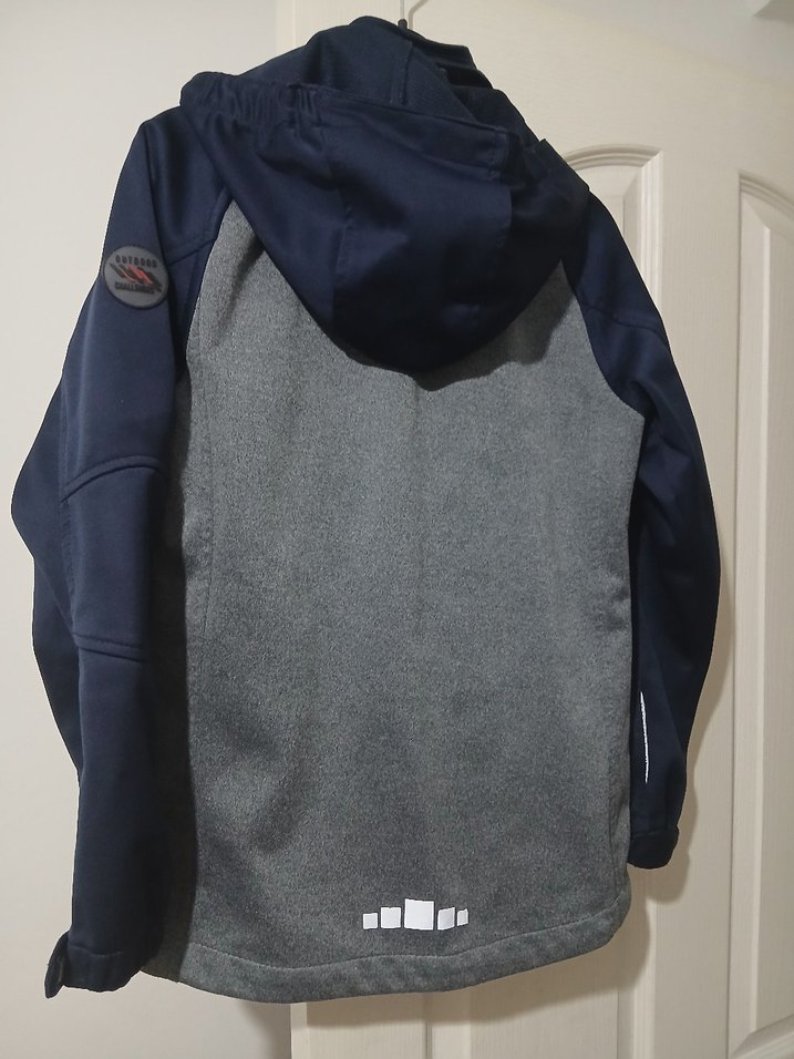 Erkek Çocuk Gri Fermuarlı Street Wear Ceket - Görsel 3