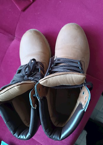 Bej Süet Bağcıklı Erkek Botu - Görsel 2