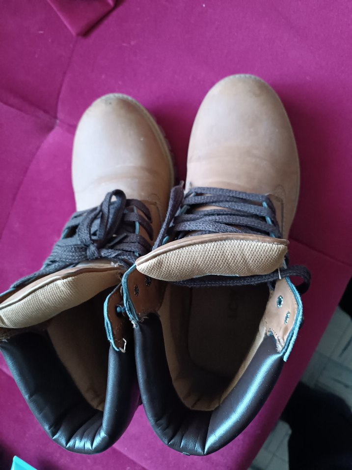 Bej Süet Bağcıklı Erkek Botu - Görsel 2