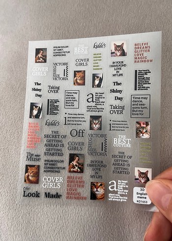 Tırnak stickeri - Görsel 2